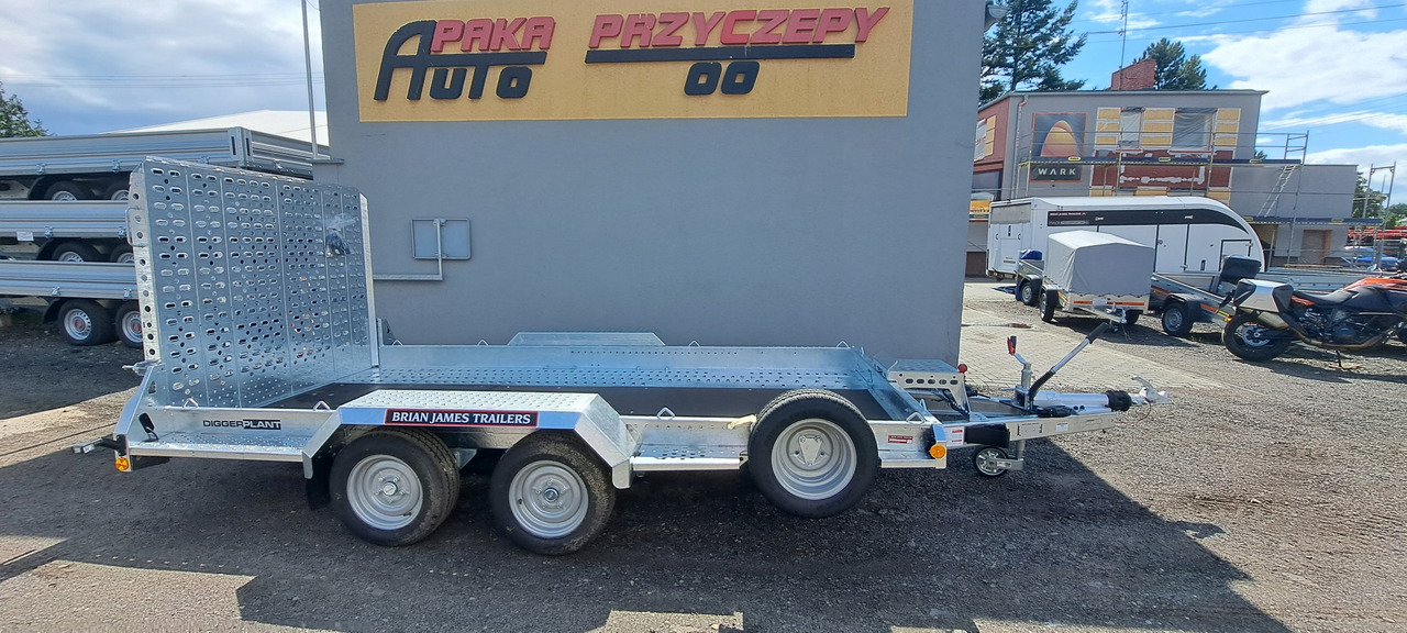 PRZYCZEPA Z RAMPĄ POD KOPARKĘ DO MINIKOPARKI 3500 / TRAILER WITH RAMPS FOR EXCAVATOR MINI EXCAVATOR 3500 - Přepravník stavebních strojů: obrázek 2 PRZYCZEPA Z RAMPĄ POD KOPARKĘ DO MINIKOPARKI 3500 / TRAILER WITH RAMPS FOR EXCAVATOR MINI EXCAVATOR 3500 - Přepravník stavebních strojů: obrázek 2