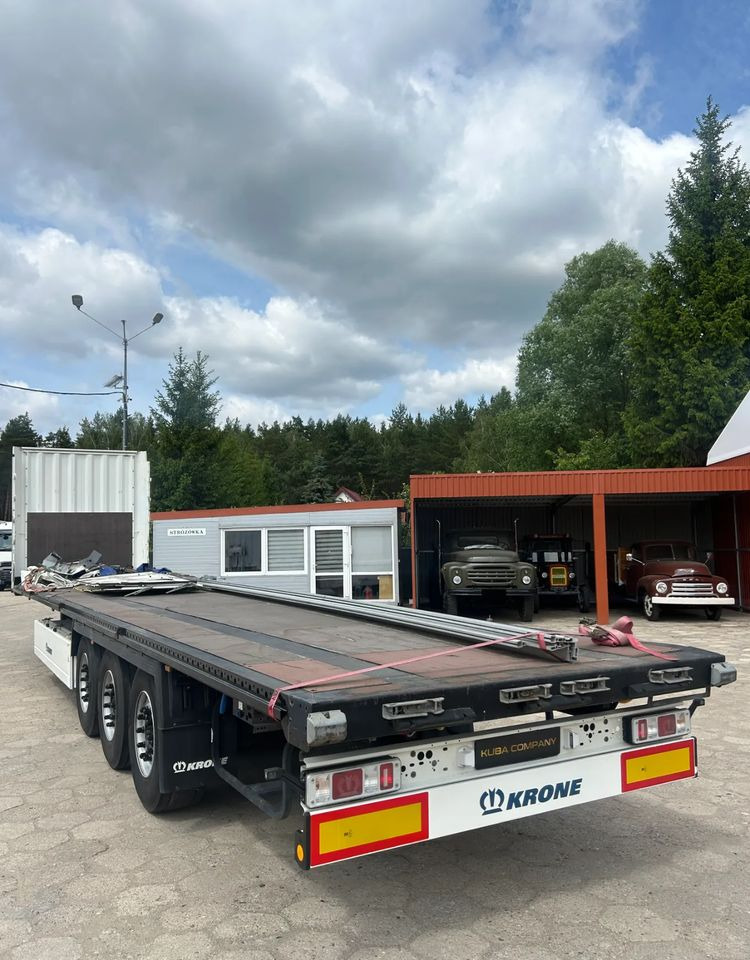 Krone SD FIRANKA / PLATFORMA / USZKODZONA ZABUDOWA / 2019 ROK !! - Návěs valník/ Plato: obrázek 4 Krone SD FIRANKA / PLATFORMA / USZKODZONA ZABUDOWA / 2019 ROK !! - Návěs valník/ Plato: obrázek 4