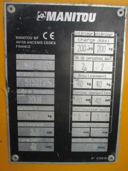 Kloubová plošina Manitou 150 AET JC: obrázek 14