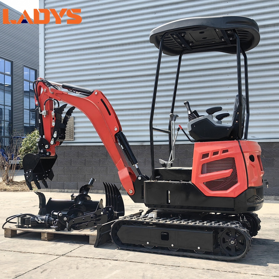 LADYS Mini Excavator Digger Miniexcavadora EPA Kubota Engine Chinese LADYS DY18 Mini Excavator For Sale With Mini Excavator Attachment Set - Mini rýpadlo: obrázek 1 LADYS Mini Excavator Digger Miniexcavadora EPA Kubota Engine Chinese LADYS DY18 Mini Excavator For Sale With Mini Excavator Attachment Set - Mini rýpadlo: obrázek 1