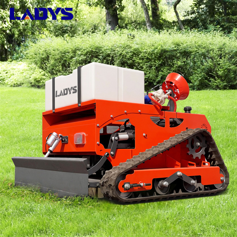 LADYS LD1000 Electric Remote Control Multi-Function Lawn Mower All-Terrain Agricultural Sprayers Pesticide Spraying Mower Gas Gasoline Track Crawler Lawn Mower - Sekačka na trávu: obrázek 1 LADYS LD1000 Electric Remote Control Multi-Function Lawn Mower All-Terrain Agricultural Sprayers Pesticide Spraying Mower Gas Gasoline Track Crawler Lawn Mower - Sekačka na trávu: obrázek 1