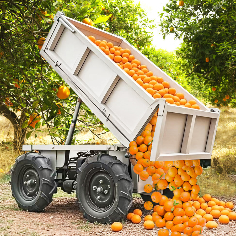 LEZUM Electric Remote Control Transporter Agricultural Orchard Farm Electric Utv Material Handling Equipment All Terrain Transport Vehicle - Zemědělský sklápěcí přívěs: obrázek 2 LEZUM Electric Remote Control Transporter Agricultural Orchard Farm Electric Utv Material Handling Equipment All Terrain Transport Vehicle - Zemědělský sklápěcí přívěs: obrázek 2