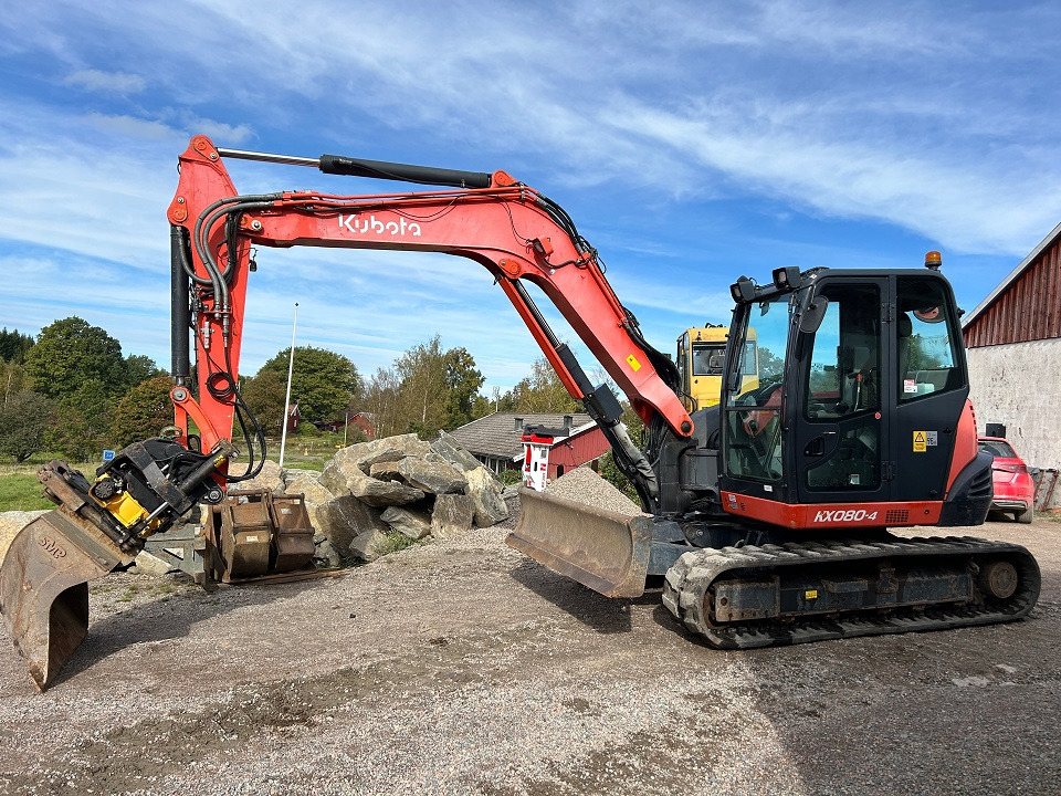 Kubota KX080-4 - Pásové rýpadlo: obrázek 2 Kubota KX080-4 - Pásové rýpadlo: obrázek 2