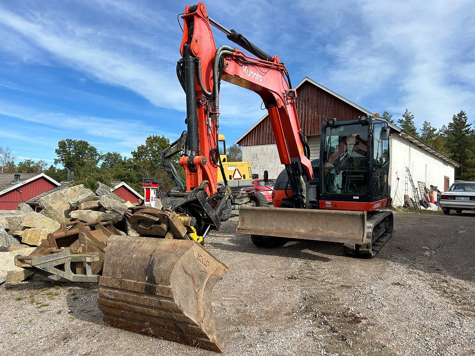 Kubota KX080-4 - Pásové rýpadlo: obrázek 1 Kubota KX080-4 - Pásové rýpadlo: obrázek 1