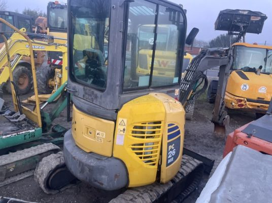 Komatsu PC26MR-3 - Mini rýpadlo: obrázek 3 Komatsu PC26MR-3 - Mini rýpadlo: obrázek 3