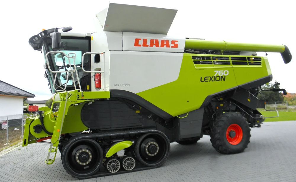 Claas Lexion 760 Terra Trac 2015 Rok, 1900 motgodzin, Heder V 930 2019 Rok, Najbogatsza Wersja, Nie Malowany, Stan Idealny - Sklízecí mlátička: obrázek 4 Claas Lexion 760 Terra Trac 2015 Rok, 1900 motgodzin, Heder V 930 2019 Rok, Najbogatsza Wersja, Nie Malowany, Stan Idealny - Sklízecí mlátička: obrázek 4
