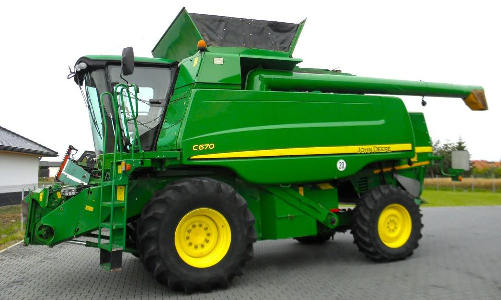John Deere C 670 2008 Rok, heder 7,6m, 1900 mtg, Nie Malowany, Stan Idealny - Sklízecí mlátička: obrázek 5 John Deere C 670 2008 Rok, heder 7,6m, 1900 mtg, Nie Malowany, Stan Idealny - Sklízecí mlátička: obrázek 5