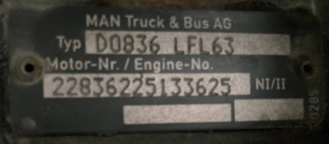 MAN Motor MAN TGM D0836 Euro 5 0836 LFL63 TGL - Motor pro Nákladní auto: obrázek 4 MAN Motor MAN TGM D0836 Euro 5 0836 LFL63 TGL - Motor pro Nákladní auto: obrázek 4