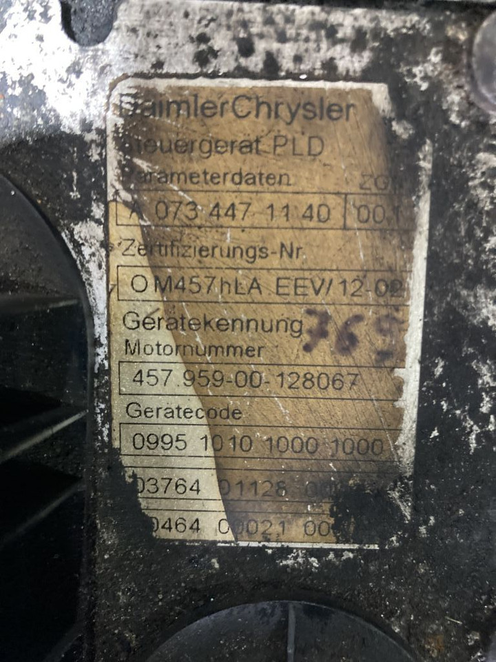 Mercedes-Benz Mercedes Motor OM 457 HLA Citaro EEV OM457HLA Claas 457.959 457959 - Motor pro Autobus: obrázek 3 Mercedes-Benz Mercedes Motor OM 457 HLA Citaro EEV OM457HLA Claas 457.959 457959 - Motor pro Autobus: obrázek 3