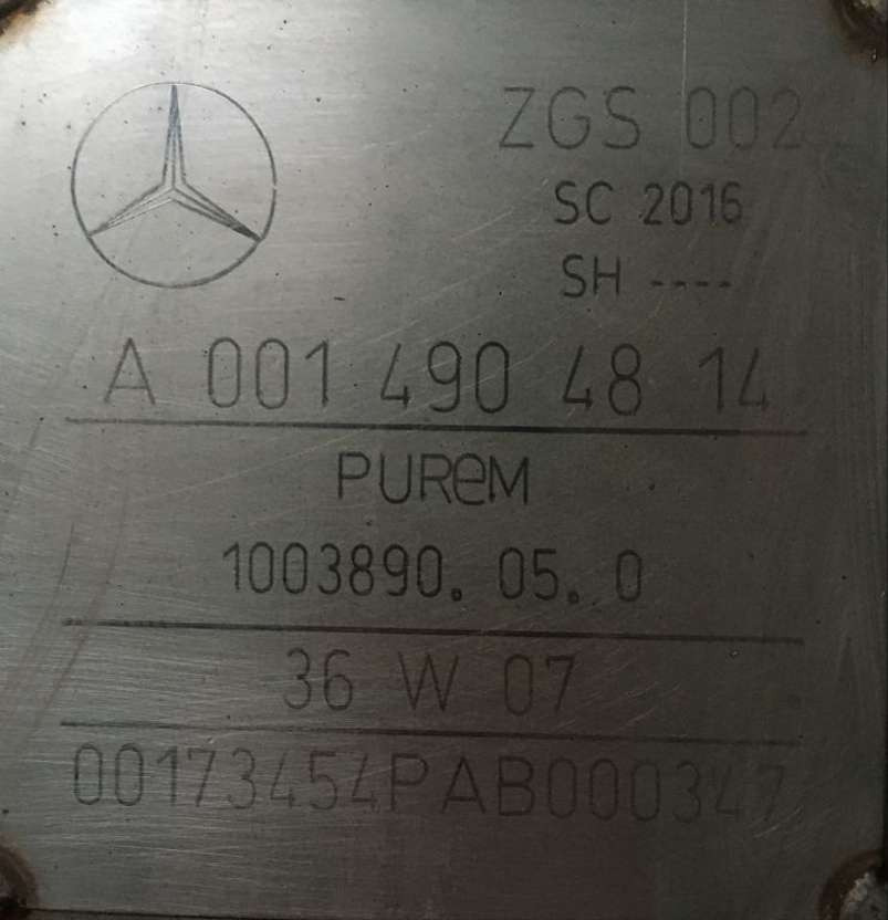 Mercedes-Benz Partikelfilter Mercedes Citaro A0014904814 Endschalldämpfer KAT ZG - Náhradní díly pro Autobus: obrázek 2 Mercedes-Benz Partikelfilter Mercedes Citaro A0014904814 Endschalldämpfer KAT ZG - Náhradní díly pro Autobus: obrázek 2