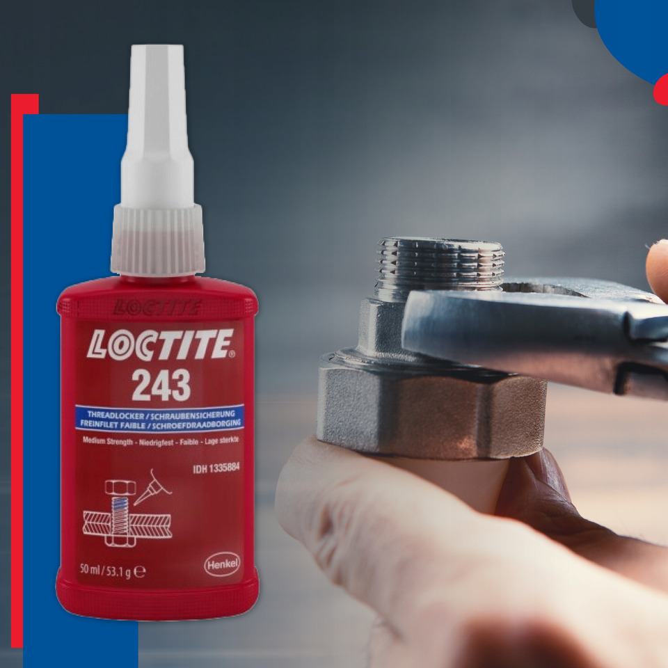 Loctite KLEJ DO GWINTÓW LOCTITE 243 50ML 0068197 - Univerzální díl: obrázek 5 Loctite KLEJ DO GWINTÓW LOCTITE 243 50ML 0068197 - Univerzální díl: obrázek 5