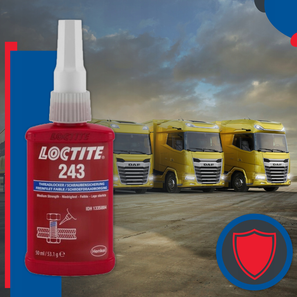 Loctite KLEJ DO GWINTÓW LOCTITE 243 50ML 0068197 - Univerzální díl: obrázek 4 Loctite KLEJ DO GWINTÓW LOCTITE 243 50ML 0068197 - Univerzální díl: obrázek 4