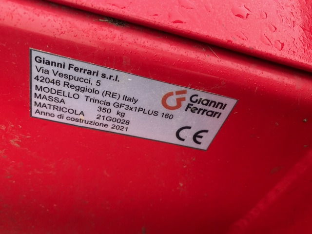 GIANNI FERRARI BROY 3/1 155 TUR - Sekačka na trávu: obrázek 2 GIANNI FERRARI BROY 3/1 155 TUR - Sekačka na trávu: obrázek 2