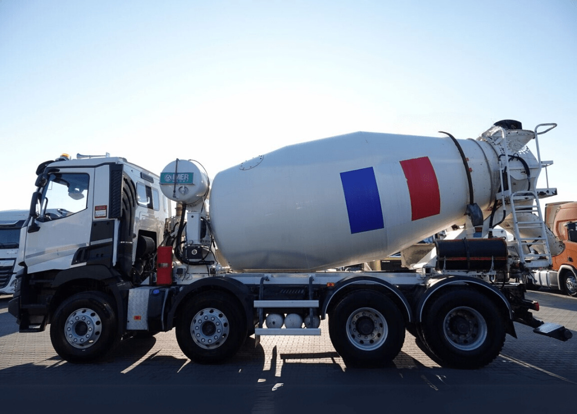 Renault C 430 8×4 Beton Mixer 9m3, TOP !!! - Autodomíchávač: obrázek 4 Renault C 430 8×4 Beton Mixer 9m3, TOP !!! - Autodomíchávač: obrázek 4