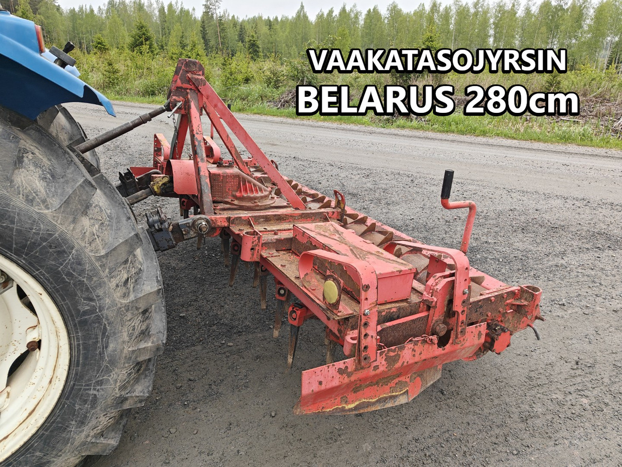 Belarus 280cm vaakatasojyrsin haineväpakkerilla, katso video! - Rotační brány: obrázek 1 Belarus 280cm vaakatasojyrsin haineväpakkerilla, katso video! - Rotační brány: obrázek 1