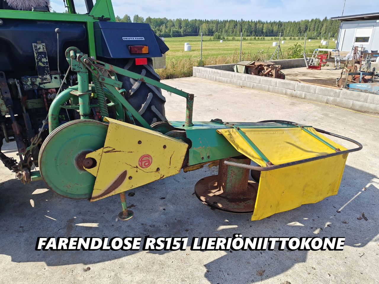 Farendlose RS151 lieriöniittokone - Žací stroj: obrázek 1 Farendlose RS151 lieriöniittokone - Žací stroj: obrázek 1