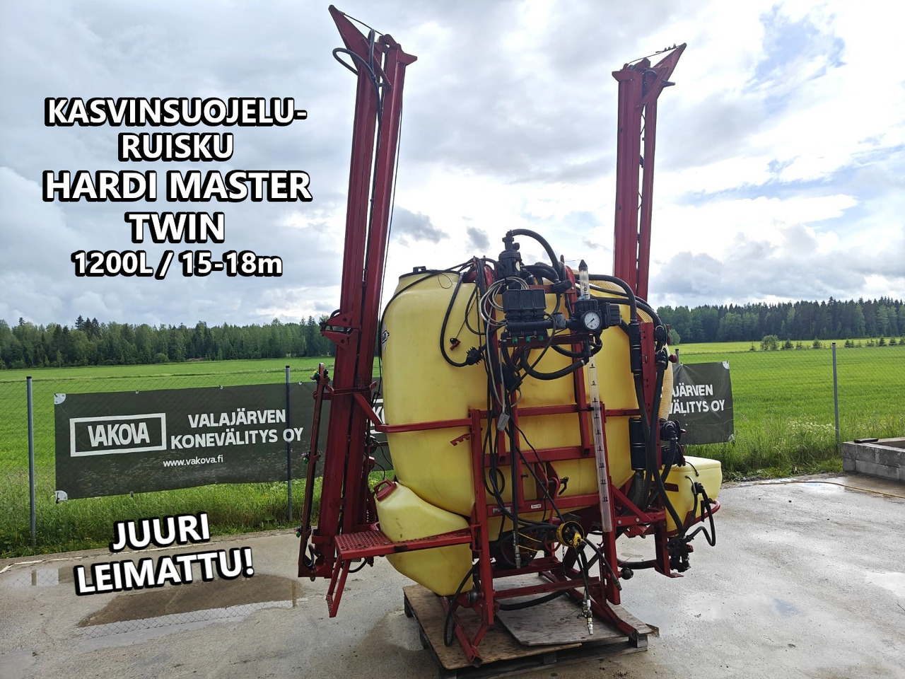 HARDI Hardi Master 1200L - 15-18m - Katsastettu - Kasvinsuojeluruisku - Postřikovač: obrázek 1 HARDI Hardi Master 1200L - 15-18m - Katsastettu - Kasvinsuojeluruisku - Postřikovač: obrázek 1