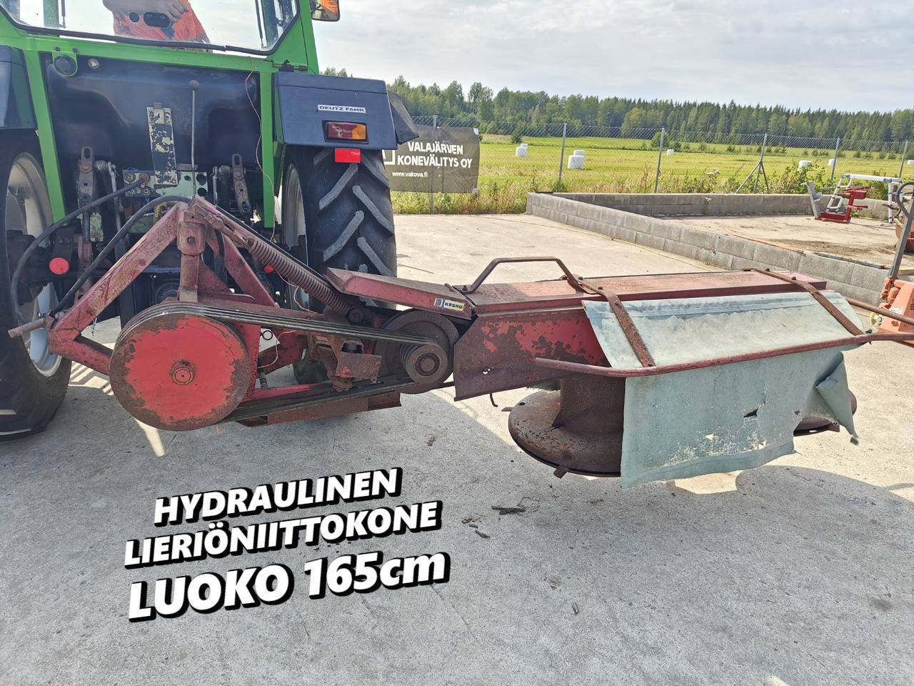Luoko 165cm lieriöniittokone - hydraulinen - Žací stroj: obrázek 1 Luoko 165cm lieriöniittokone - hydraulinen - Žací stroj: obrázek 1
