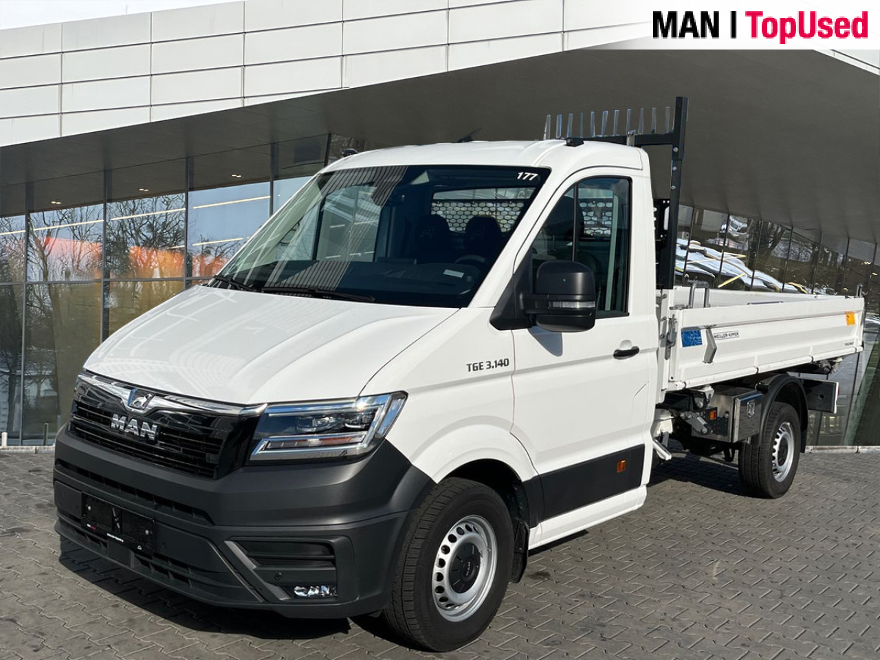 MAN TGE 3.140 4X2F SB kipper 3S Meiller Klima AHK ZV - Furgon: obrázek 1 MAN TGE 3.140 4X2F SB kipper 3S Meiller Klima AHK ZV - Furgon: obrázek 1