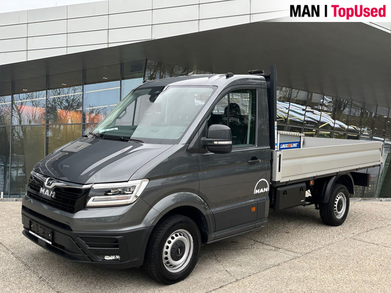 MAN TGE 3.140 4X2F SB, Automatic, Flat bed Klima ZV - Dodávka valník: obrázek 1 MAN TGE 3.140 4X2F SB, Automatic, Flat bed Klima ZV - Dodávka valník: obrázek 1