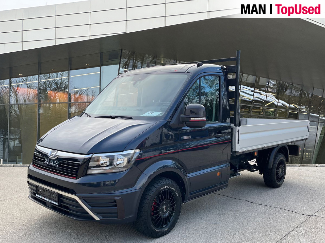MAN TGE 3.180 4X4 Individual SB, Automatic, Flat bed - Dodávka valník: obrázek 1 MAN TGE 3.180 4X4 Individual SB, Automatic, Flat bed - Dodávka valník: obrázek 1