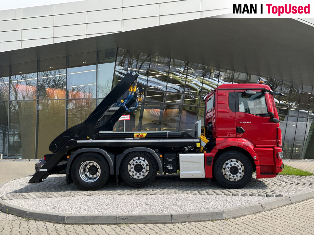 Ramenový nosič kontajnerov MAN TGS 26.480 6x2/4 BL CH Euro6 Pritarder Klima AHK: obrázek 11 Ramenový nosič kontajnerov MAN TGS 26.480 6x2/4 BL CH Euro6 Pritarder Klima AHK: obrázek 11