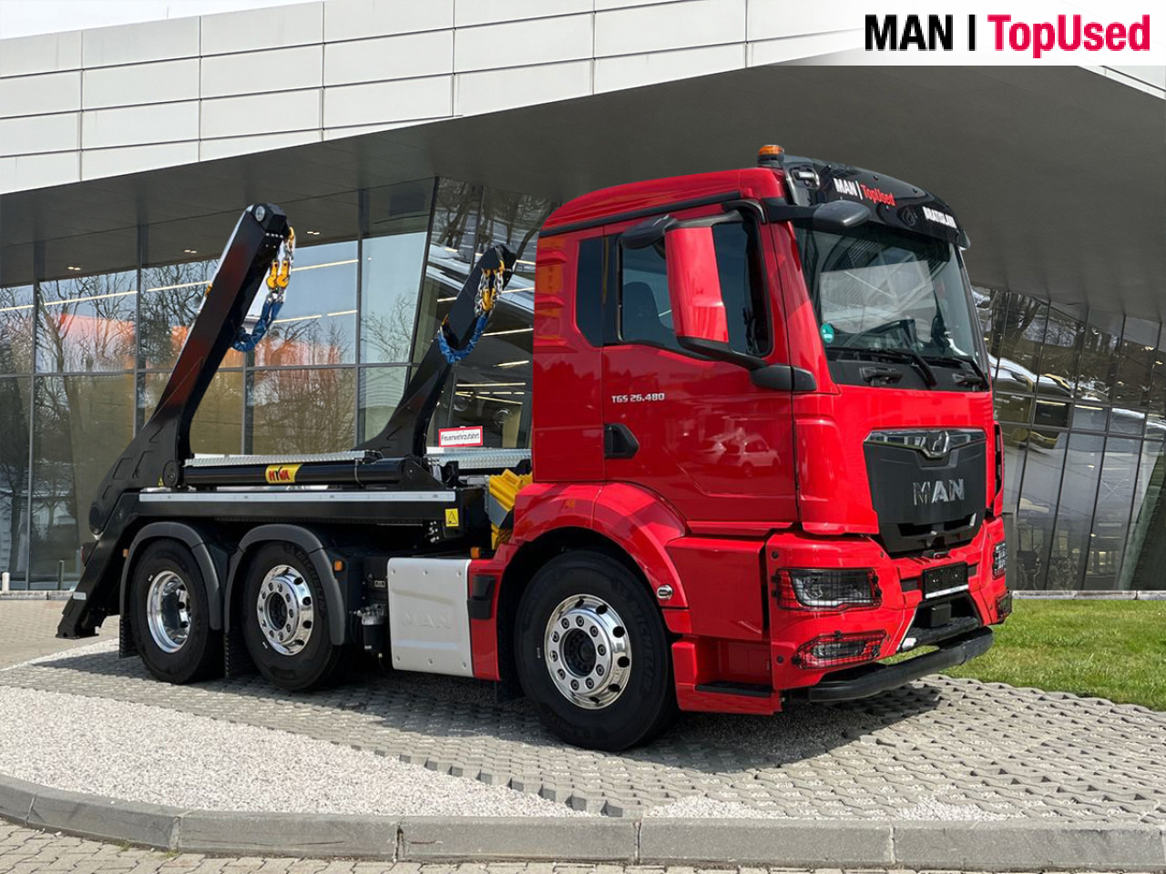 Ramenový nosič kontajnerov MAN TGS 26.480 6x2/4 BL CH Euro6 Pritarder Klima AHK: obrázek 10 Ramenový nosič kontajnerov MAN TGS 26.480 6x2/4 BL CH Euro6 Pritarder Klima AHK: obrázek 10