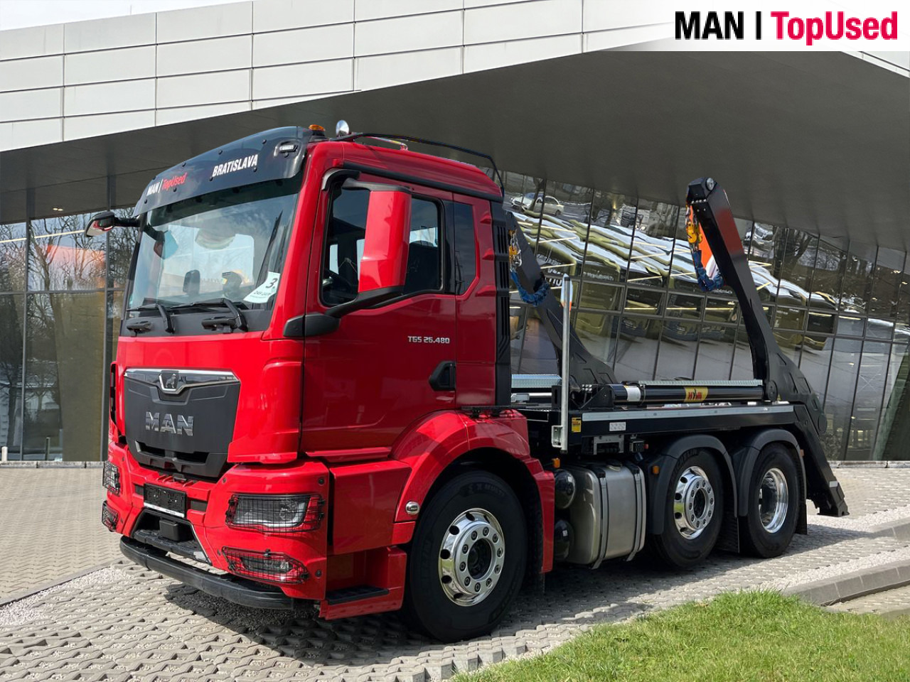 Ramenový nosič kontajnerov MAN TGS 26.480 6x2/4 BL CH Euro6 Pritarder Klima AHK: obrázek 8 Ramenový nosič kontajnerov MAN TGS 26.480 6x2/4 BL CH Euro6 Pritarder Klima AHK: obrázek 8