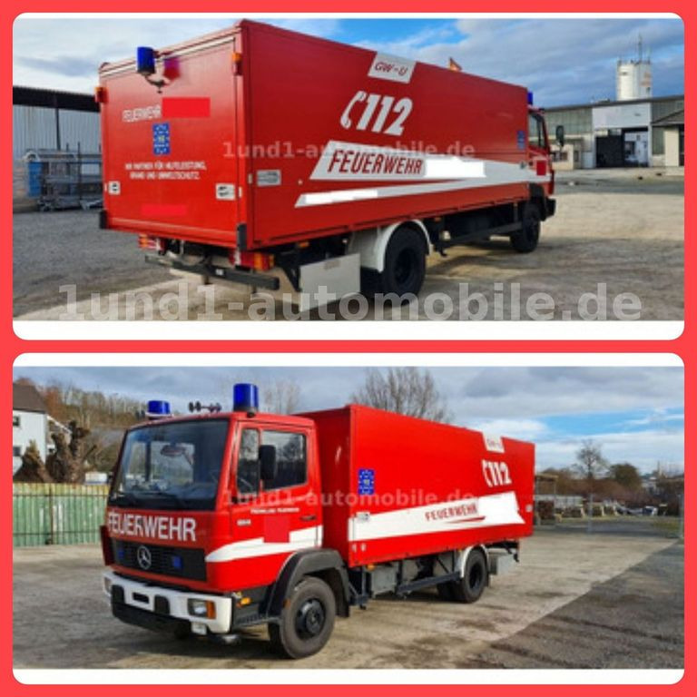 Mercedes-Benz 814 Feuerwehr GWG Edelstahl nur orig. 16.200km 814 Feuerwehr GWG Edelstahl nur orig. 16.200km - Hasičský vůz: obrázek 1 Mercedes-Benz 814 Feuerwehr GWG Edelstahl nur orig. 16.200km 814 Feuerwehr GWG Edelstahl nur orig. 16.200km - Hasičský vůz: obrázek 1