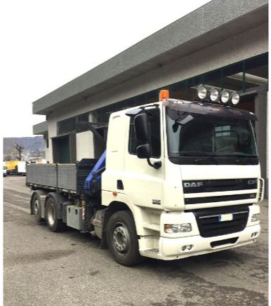 Daf CF85cf85.410 - Sklápěč, Auto s hydraulickou rukou: obrázek 1 Daf CF85cf85.410 - Sklápěč, Auto s hydraulickou rukou: obrázek 1