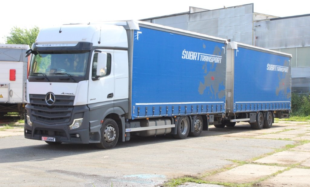 Mercedes-Benz Actros 2542 NAVIGACE + PANAV TVK 18 M (8,20m x 2,4 - Plachtový nákladní auto, Plachtový přívěs: obrázek 3 Mercedes-Benz Actros 2542 NAVIGACE + PANAV TVK 18 M (8,20m x 2,4 - Plachtový nákladní auto, Plachtový přívěs: obrázek 3