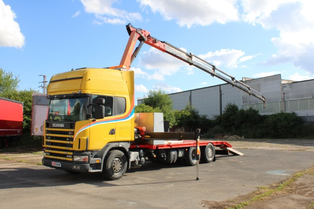 Scania R 114 LB340 6X2 L PALFINGER PK16502 - Přepravník automobilů, Auto s hydraulickou rukou: obrázek 2 Scania R 114 LB340 6X2 L PALFINGER PK16502 - Přepravník automobilů, Auto s hydraulickou rukou: obrázek 2