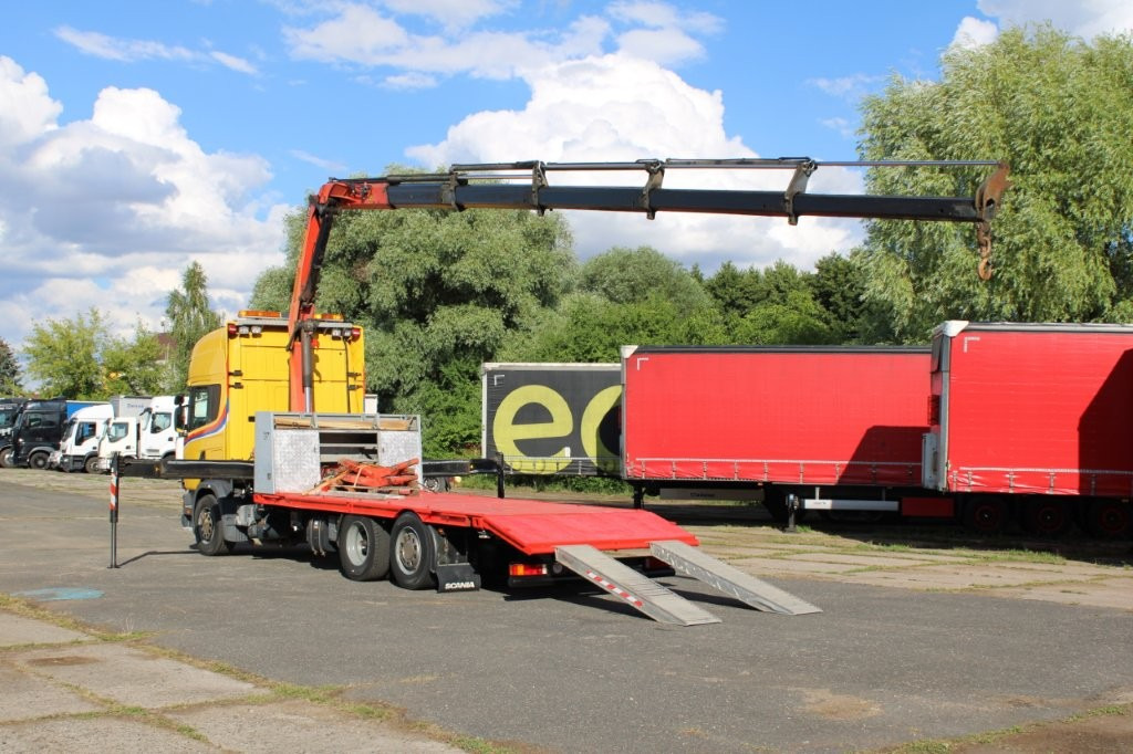Scania R 114 LB340 6X2 L PALFINGER PK16502 - Přepravník automobilů, Auto s hydraulickou rukou: obrázek 4 Scania R 114 LB340 6X2 L PALFINGER PK16502 - Přepravník automobilů, Auto s hydraulickou rukou: obrázek 4