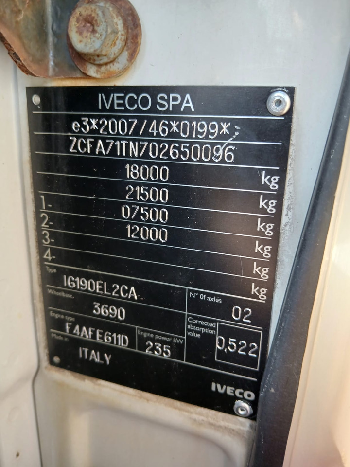 IVECO EUROCARGO 180-320 - Auto s hydraulickou rukou, Sklápěč: obrázek 2 IVECO EUROCARGO 180-320 - Auto s hydraulickou rukou, Sklápěč: obrázek 2