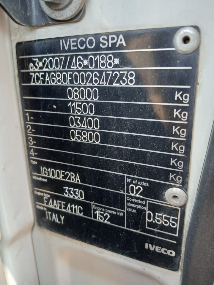 IVECO EUROCARGO 80-210 - Auto s hydraulickou rukou, Sklápěč: obrázek 2 IVECO EUROCARGO 80-210 - Auto s hydraulickou rukou, Sklápěč: obrázek 2