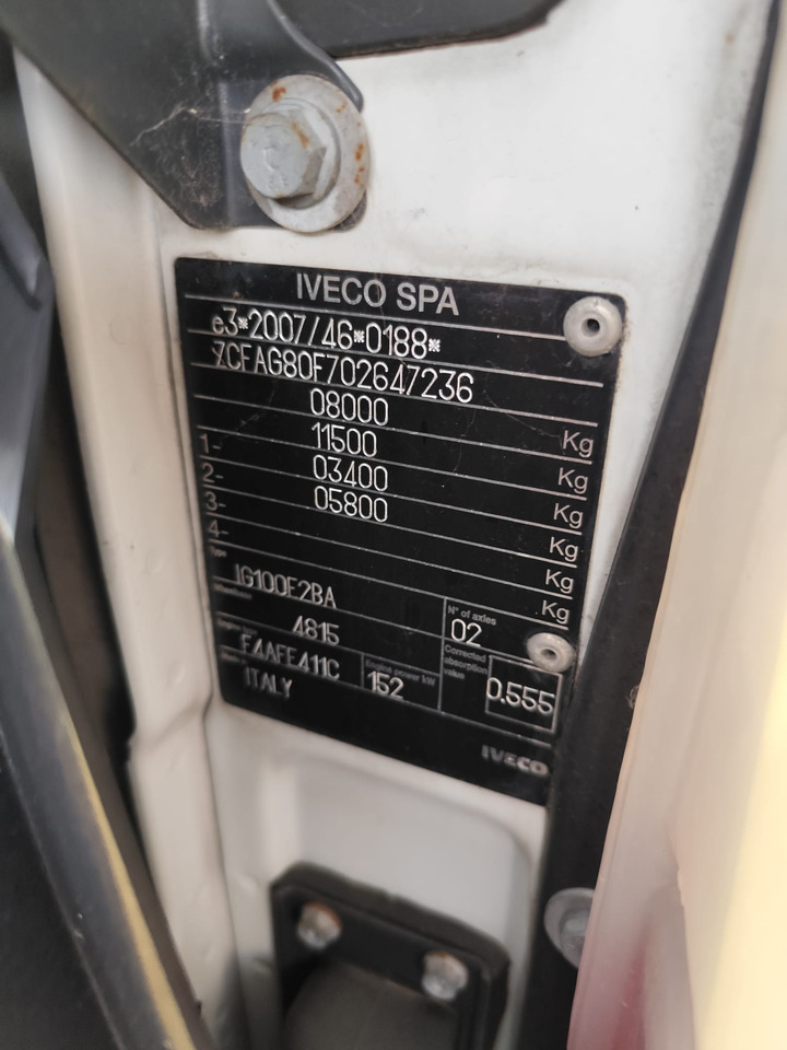 IVECO EUROCARGO 80-210 - Auto s hydraulickou rukou, Sklápěč: obrázek 2 IVECO EUROCARGO 80-210 - Auto s hydraulickou rukou, Sklápěč: obrázek 2