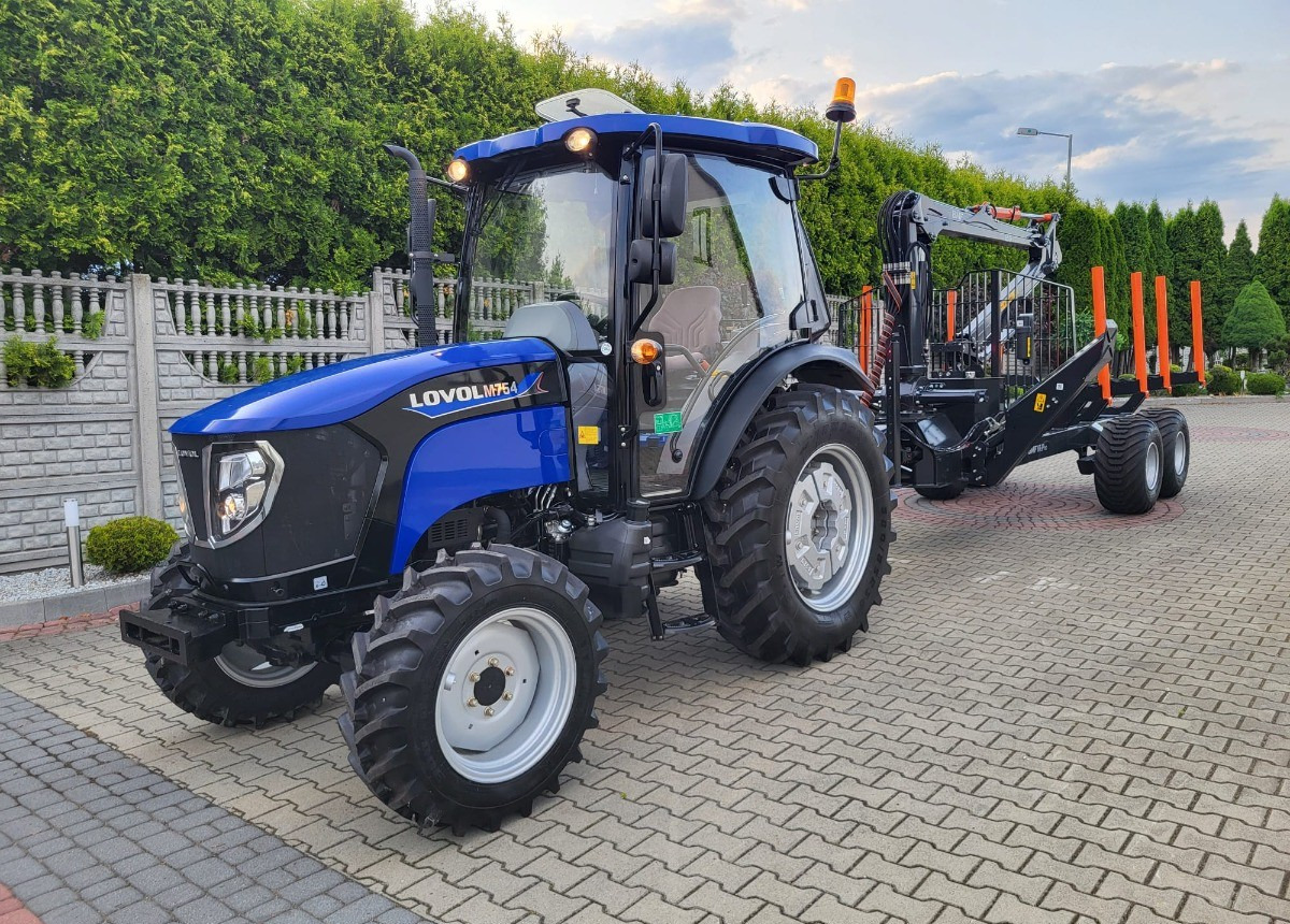 LOVOL Zestaw Traktor LOVOL M755 Przyczepa do drewna BMF 8TPro Stan Nowy Fabryczny - Harvestor: obrázek 2 LOVOL Zestaw Traktor LOVOL M755 Przyczepa do drewna BMF 8TPro Stan Nowy Fabryczny - Harvestor: obrázek 2