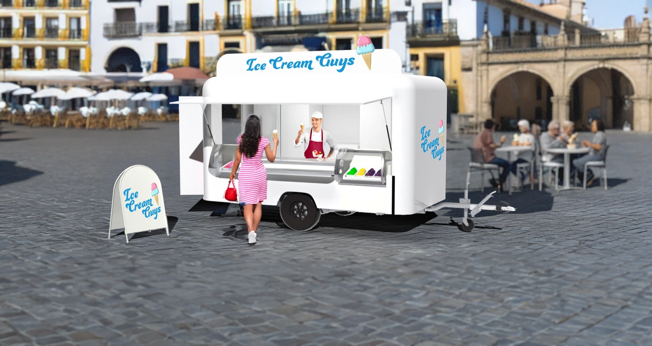 Deli Star Trailer Deli 4000 Ice Cream - EU Standard - Prodejní přívěs: obrázek 1 Deli Star Trailer Deli 4000 Ice Cream - EU Standard - Prodejní přívěs: obrázek 1