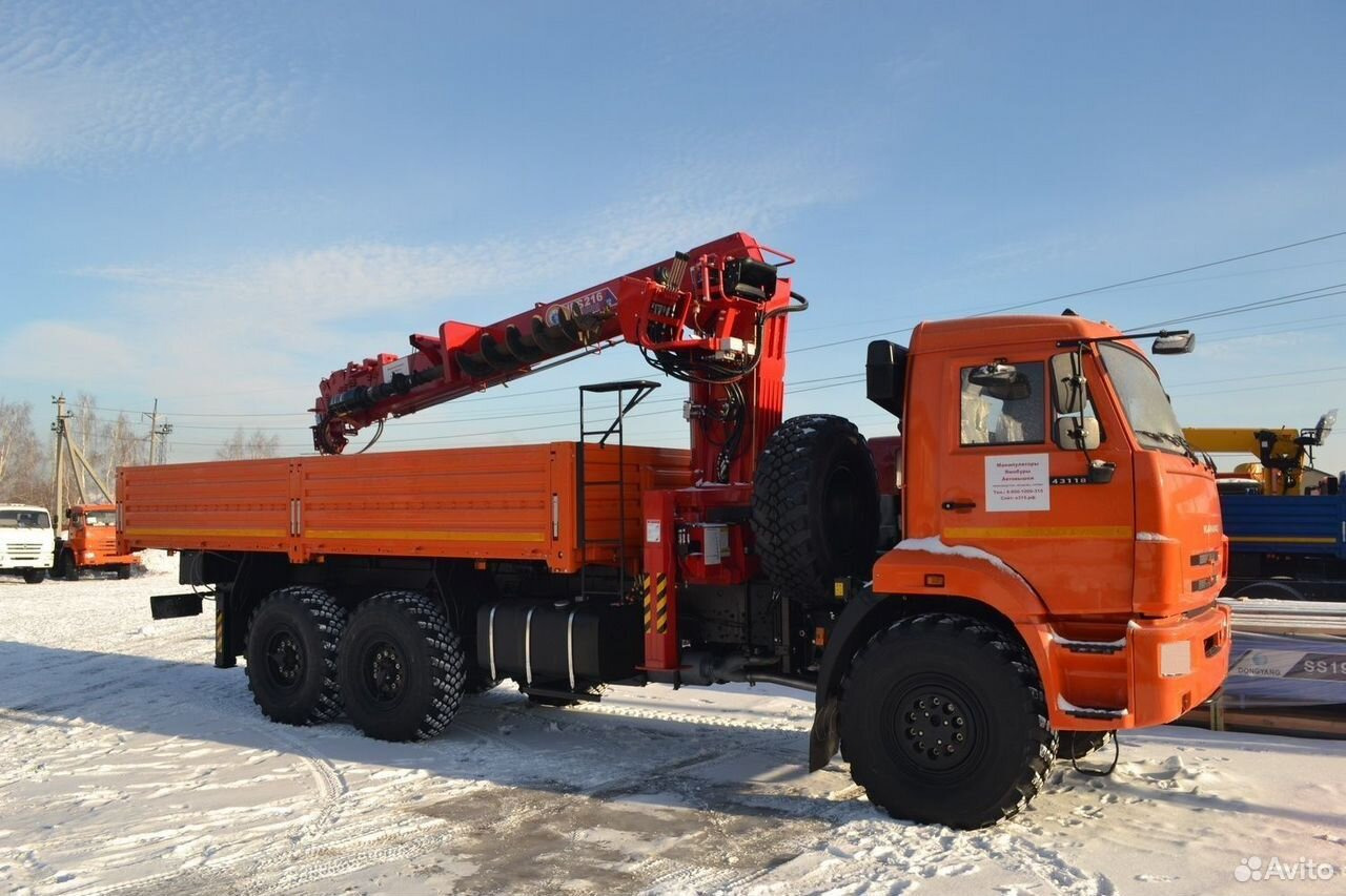 КАМАЗ 43118-50 - Podvozek s kabinou, Auto s hydraulickou rukou: obrázek 1 КАМАЗ 43118-50 - Podvozek s kabinou, Auto s hydraulickou rukou: obrázek 1