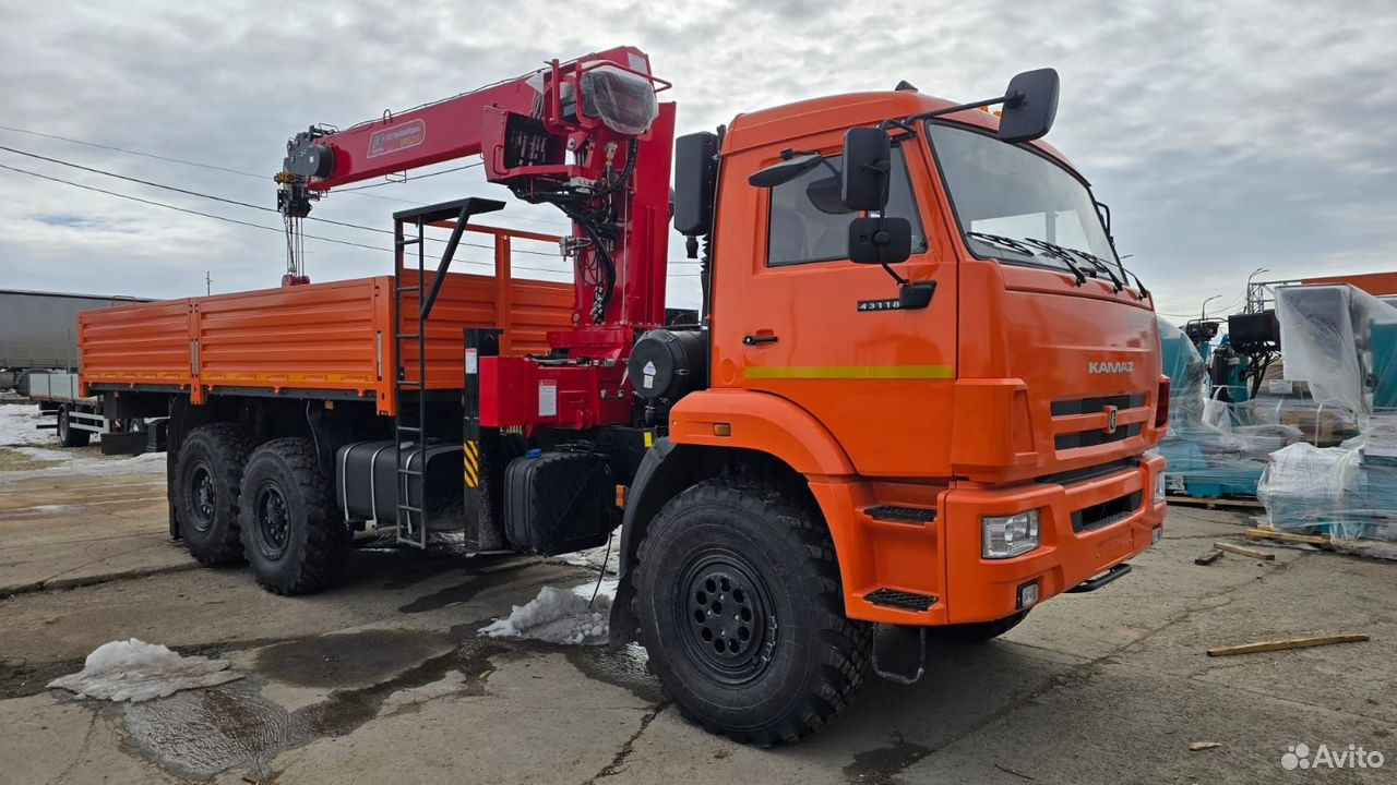 КАМАЗ 43118 - Podvozek s kabinou, Auto s hydraulickou rukou: obrázek 1 КАМАЗ 43118 - Podvozek s kabinou, Auto s hydraulickou rukou: obrázek 1