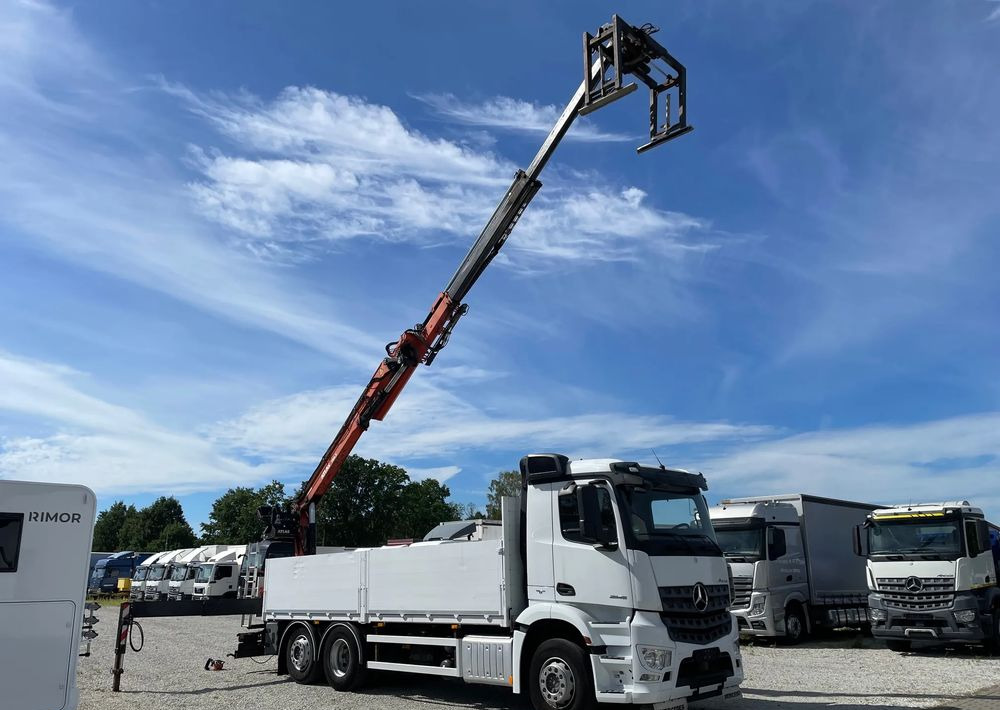 Mercedes-Benz Arocs 2545, HDS ATLAS 186.3 - PILOT - Nákladní automobil valníkový/ Plošinový, Auto s hydraulickou rukou: obrázek 1 Mercedes-Benz Arocs 2545, HDS ATLAS 186.3 - PILOT - Nákladní automobil valníkový/ Plošinový, Auto s hydraulickou rukou: obrázek 1