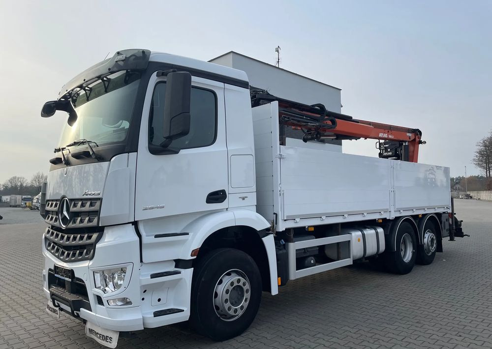Mercedes-Benz Arocs 2545, HDS ATLAS 186.3 - PILOT - Nákladní automobil valníkový/ Plošinový, Auto s hydraulickou rukou: obrázek 1 Mercedes-Benz Arocs 2545, HDS ATLAS 186.3 - PILOT - Nákladní automobil valníkový/ Plošinový, Auto s hydraulickou rukou: obrázek 1