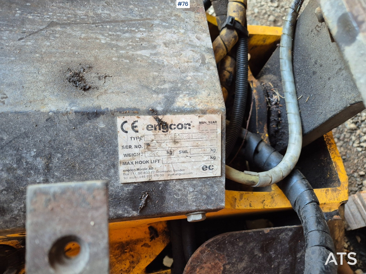 2008 Engcon EC-20 - Tiltrotátor: obrázek 3 2008 Engcon EC-20 - Tiltrotátor: obrázek 3