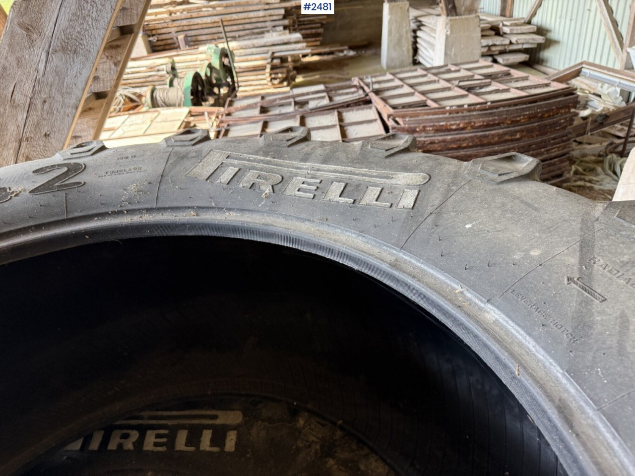 2 tires for tractor Pirelli 650/65R42 - Pneumatiky pro Zemědělská technika: obrázek 4 2 tires for tractor Pirelli 650/65R42 - Pneumatiky pro Zemědělská technika: obrázek 4