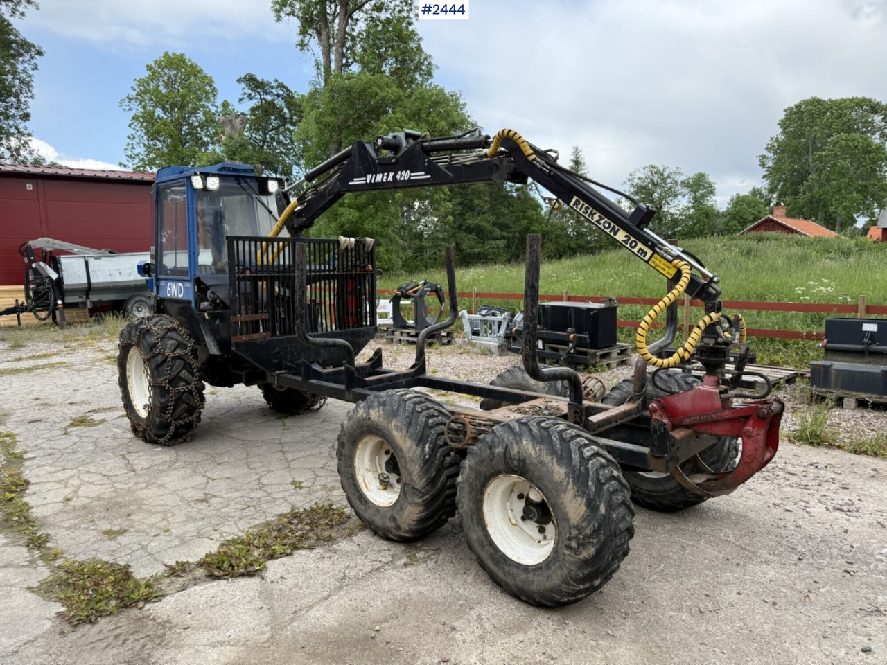 Forwarder Vimek 606 TT 6WD - Vyvážecí souprava: obrázek 3 Forwarder Vimek 606 TT 6WD - Vyvážecí souprava: obrázek 3