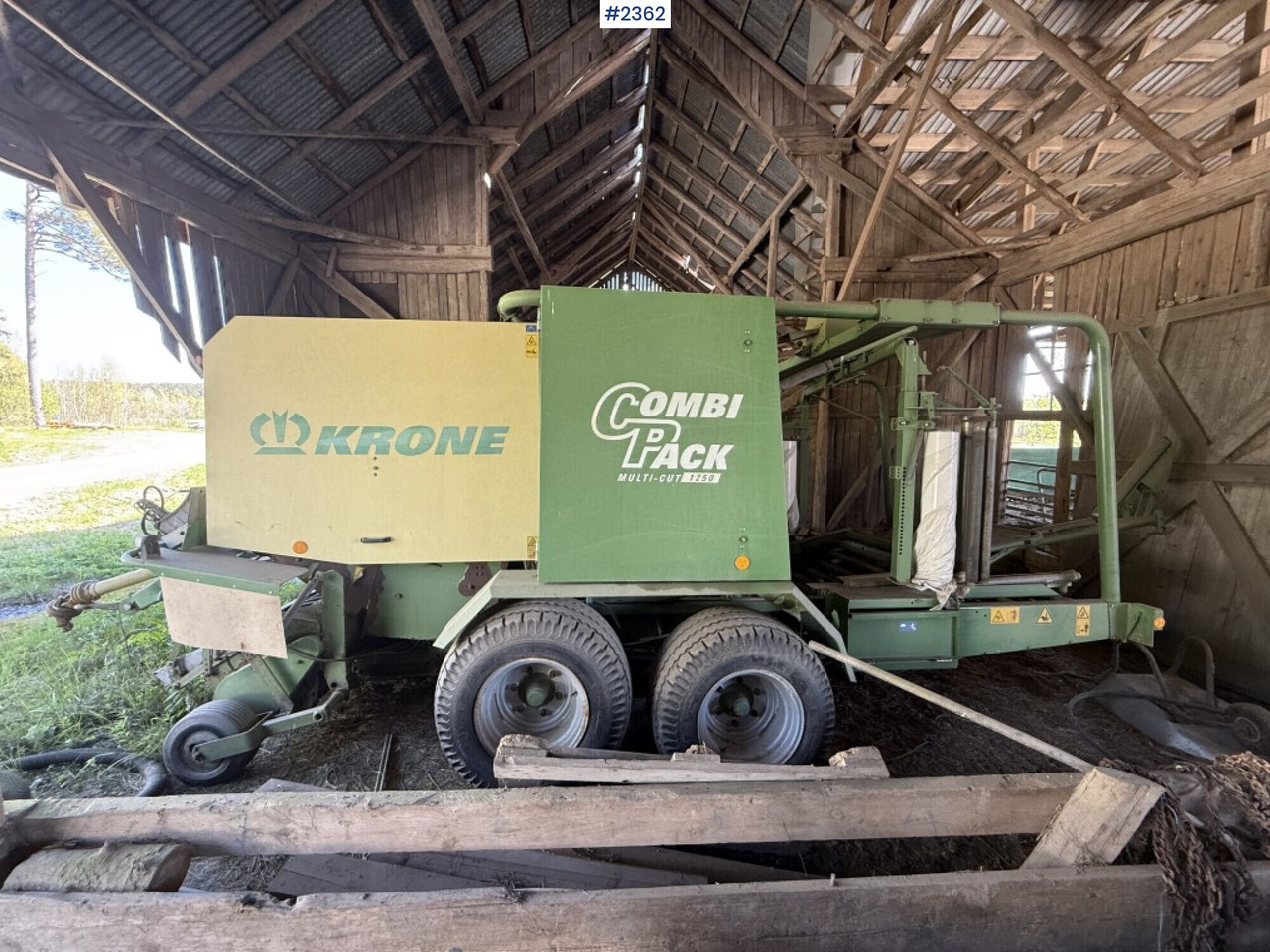 Krone Combi pack Multi-Cut 1250 round baler - Stroj na sklizeň pícnin: obrázek 2 Krone Combi pack Multi-Cut 1250 round baler - Stroj na sklizeň pícnin: obrázek 2