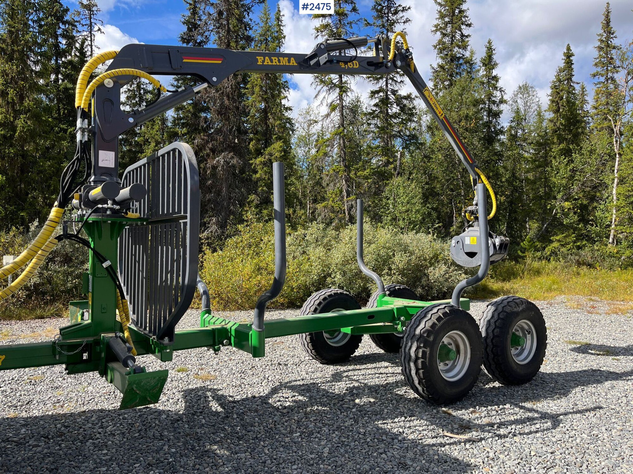 Farma Forestry Trailer T7 - CT4.6-7D, 7 tons – frame steering - Lesní technika: obrázek 1 Farma Forestry Trailer T7 - CT4.6-7D, 7 tons – frame steering - Lesní technika: obrázek 1