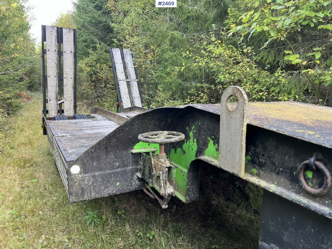 Podvalníkový přívěs Machine transport with turntable: obrázek 20