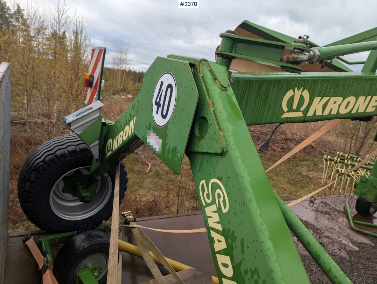 Stroj na sklizeň pícnin Rotary Rake Krone Swadro 1010: obrázek 15