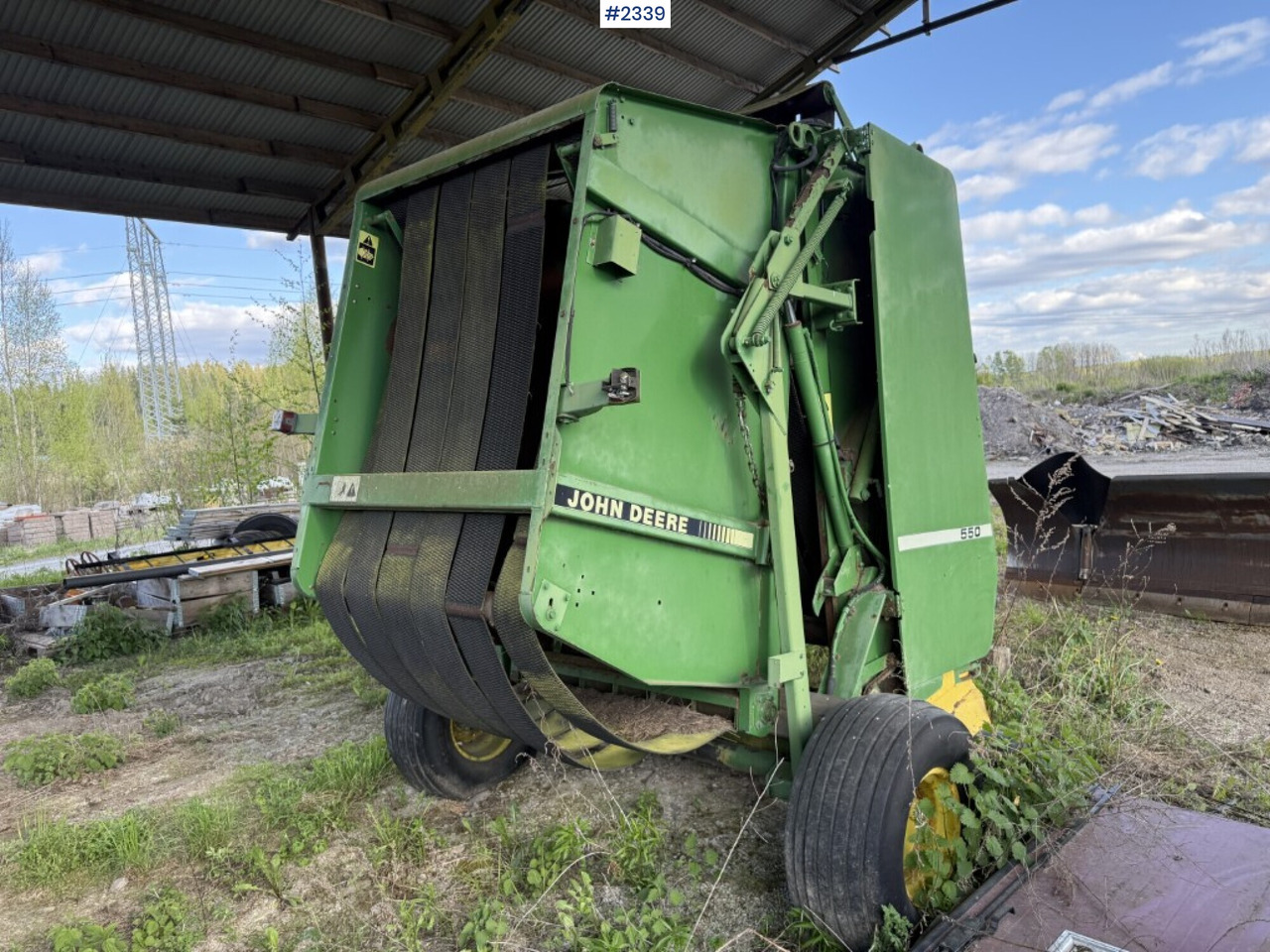 Round baler, John Deere 550 - Stroj na sklizeň pícnin: obrázek 5 Round baler, John Deere 550 - Stroj na sklizeň pícnin: obrázek 5